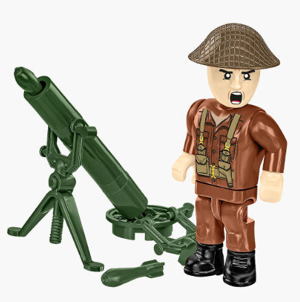 Cobi Battle of Monte Cassino, 6 Figure Set Brick Model Kit Cobi