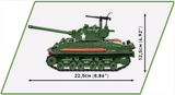 Cobi 1/35 Sherman M4A2E8 (76)W Brick Model Kit Cobi