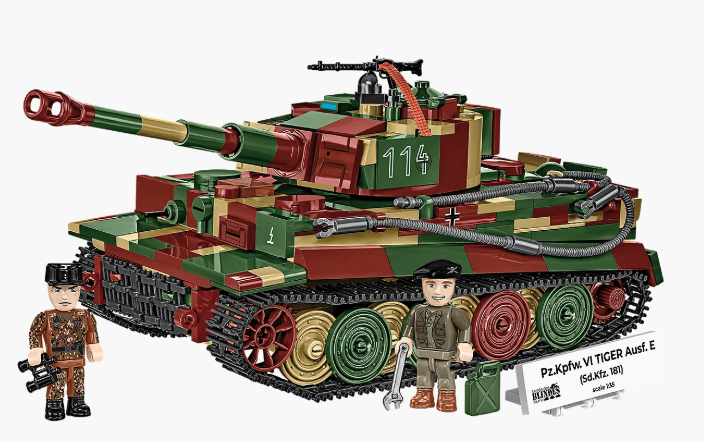 Cobi 1/35 Tiger 1 Ausf E (French Tank Museum) Brick Model Kit Cobi