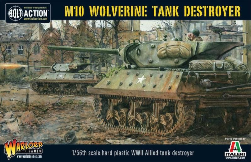 Warlord Games Bolt Action 1/56 Scale M10 Wolverine Tank Destroyer Scale Model warlord games Ltd