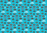 Tank Museum Wrapping Paper - Two sheet pack Wrapping Paper Birthday Blue [variant_option4]