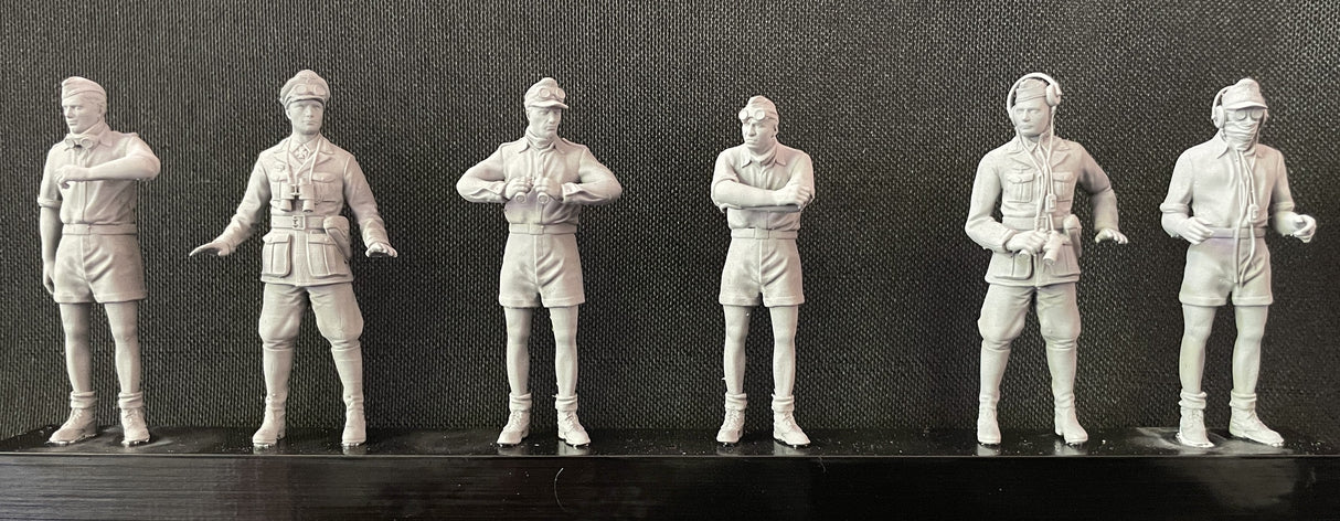 1/35 3D Printed Figure Sets Scale Model Afrika Korps figure set 5 [variant_option4]