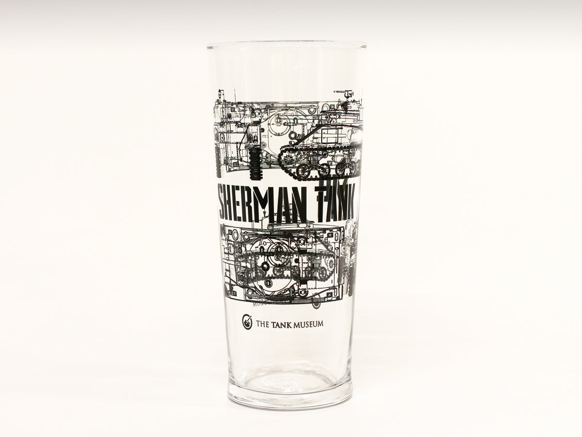 Sherman Blueprint Pint Glass Drinkware [variant_option4]