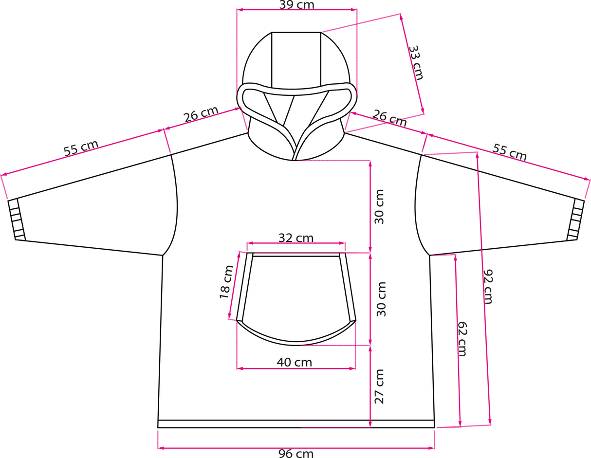 Tank Outline Oversized Hoodie (WO, RM, Weight, Photo) Loungewear/pyjamas/fleece [variant_option4]