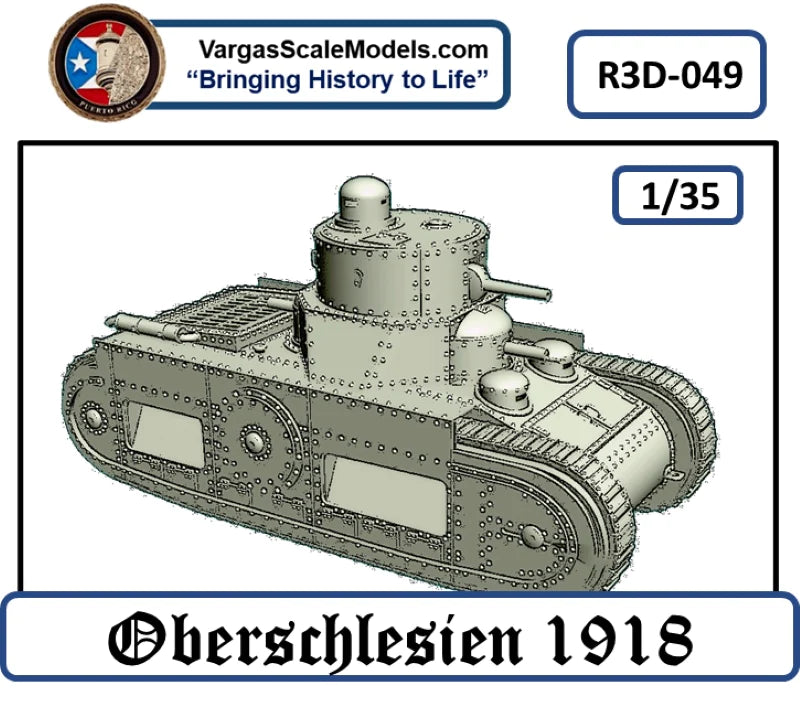 Luis Vargas 1/35 WW1 German Sturmpanzerwagen Oberschlesien 1918