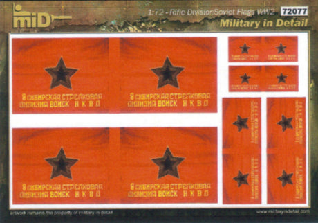 Soviet Rifle Division Flags Accessories & diorama Hannants