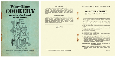 War-Time Cookery 1940 Replica Booklet