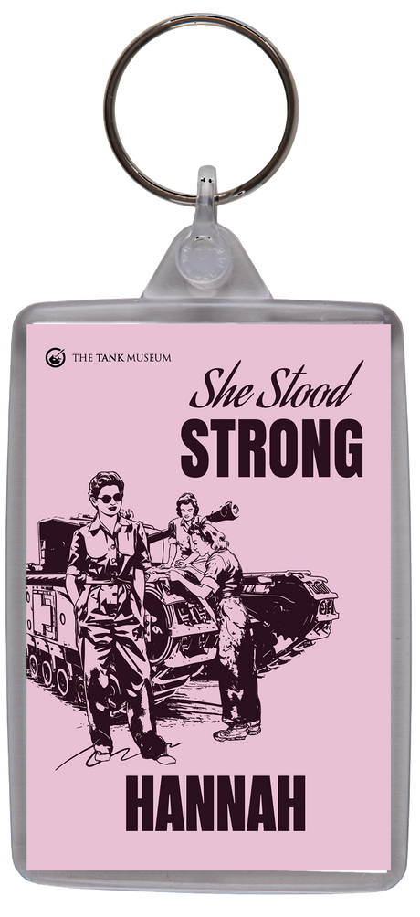 She Stood Strong Personalised Keyring Keyring My Moments