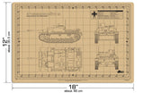 Sturmgeschutz 3 Pro Modeller Mat Model Accessories Stug 3 18 x 24 Mat [variant_option4]