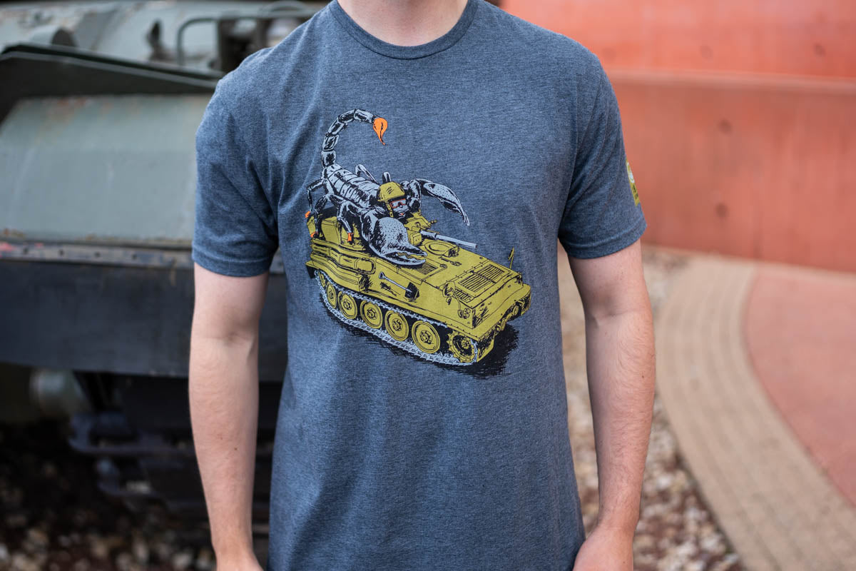 Scorpion Tank T-Shirt - Dark Grey