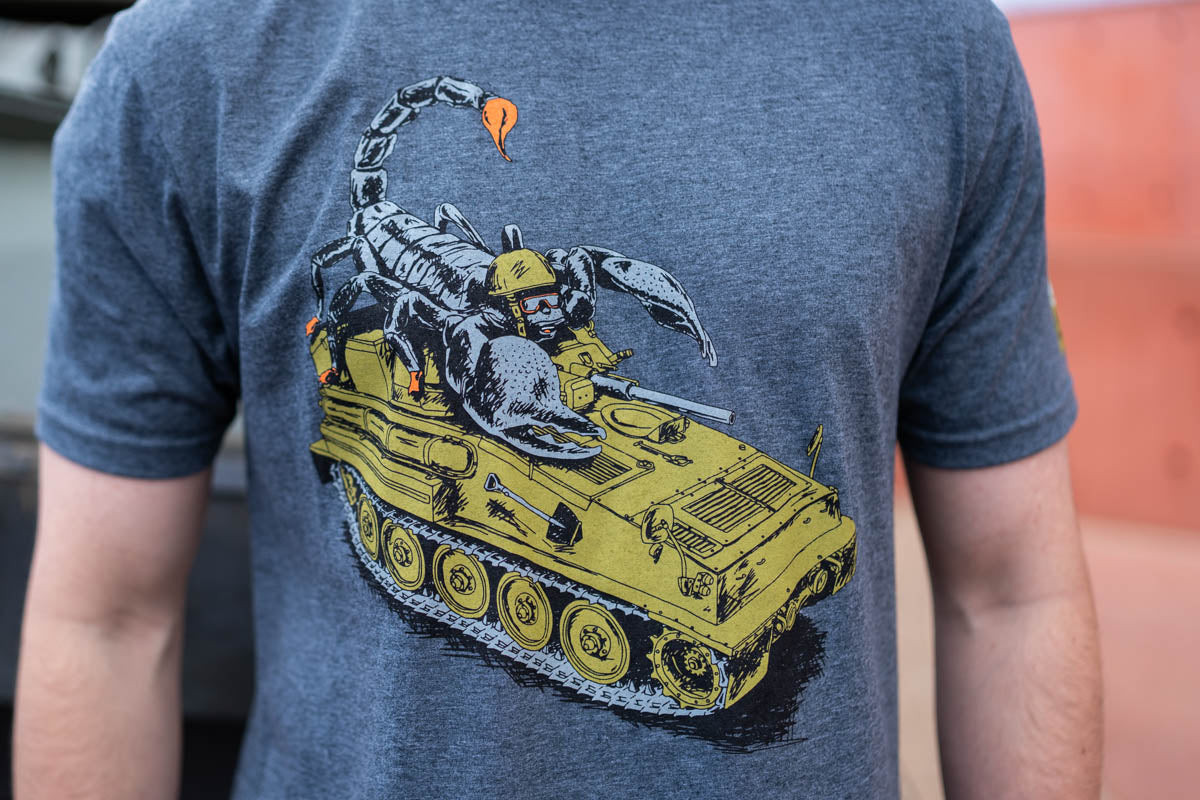 Scorpion Tank T-Shirt - Dark Grey