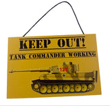 Tiger 131 'Keep Out' Door Plaque Wall Art [variant_option4]