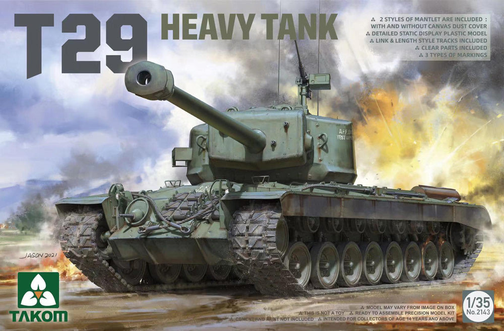 Takom 1/35 Scale US Heavy Tank