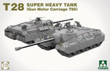 Takom 1:35 US Army T28 Super Heavy Tank/Gun Motor Carriage T95