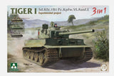 Takom 1:35 Tiger I Sd.Kfz.181 Pz.Kpfw. VI Ausf.E Experimental Tank