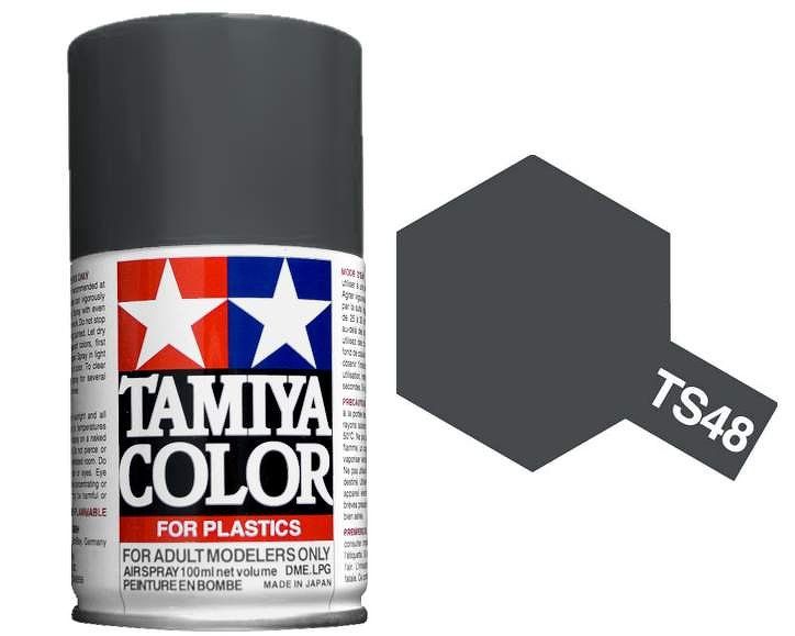 Tamiya 100ml Spray Paint : TS-40 to TS-95 Model Paint TS-48 Gunship Grey [variant_option4]