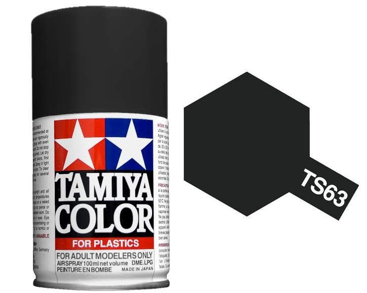 Tamiya 100ml Spray Paint : TS-40 to TS-95 Model Paint TS-63 NATO Black [variant_option4]