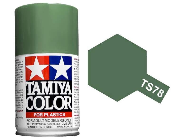 Tamiya 100ml Spray Paint : TS-40 to TS-95 Model Paint TS-78 Field Grey [variant_option4]
