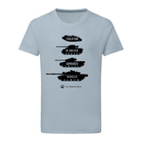 Evolution of British Armoured Vehicles Tanks T-Shirt