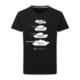 Evolution of British Armoured Vehicles Tanks T-Shirt