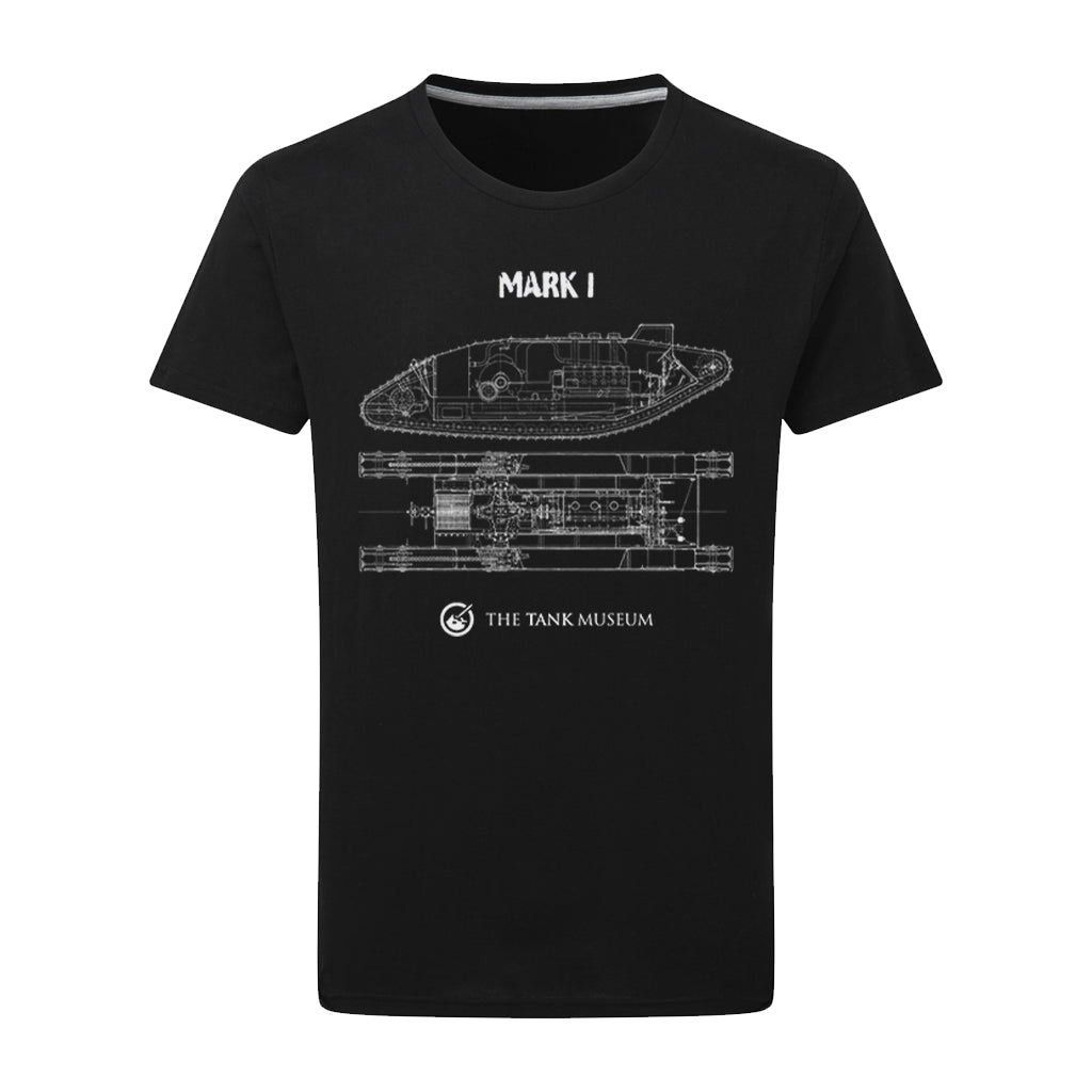 Mark I Tank Blueprint T-Shirt