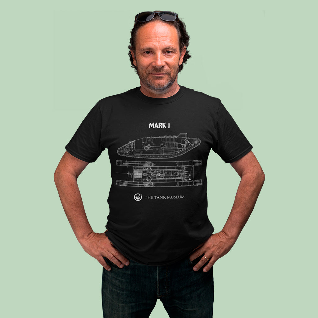 Mark I Tank Blueprint T-Shirt