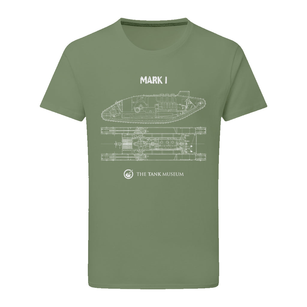 Mark I Tank Blueprint T-Shirt