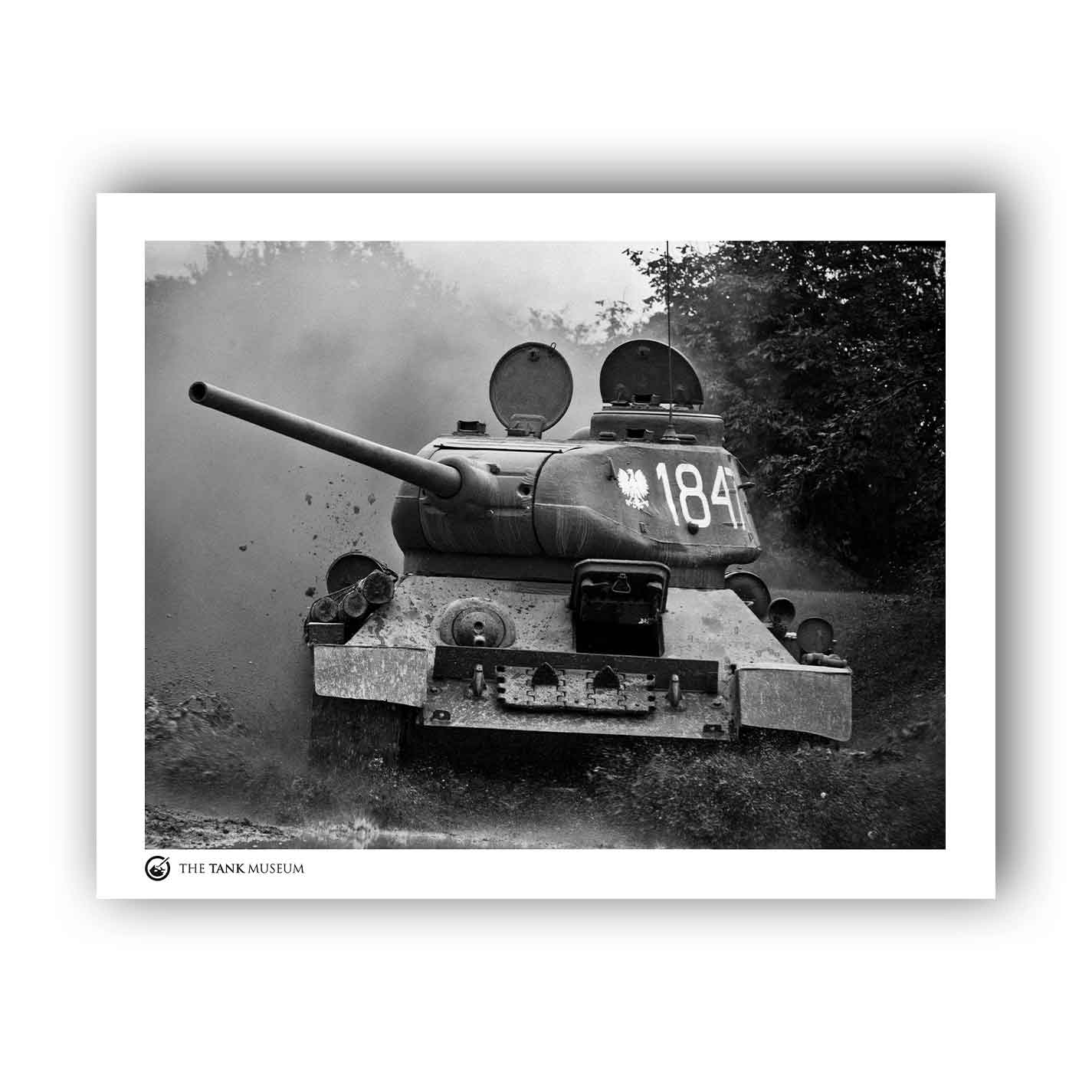 Art Print: T-34-85 Polish Markings – The Tank Museum