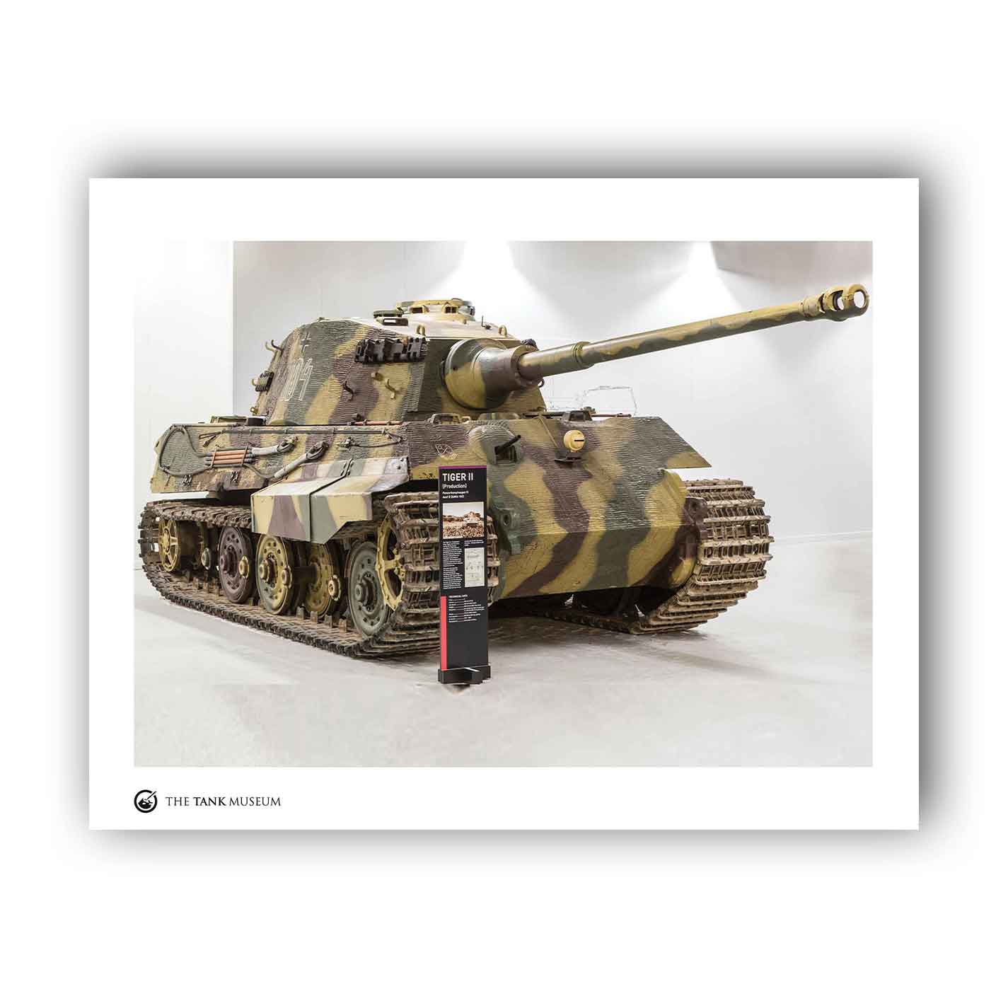 Art Print: The Tiger Collection Exhibition: Tiger II – The Tank Museum