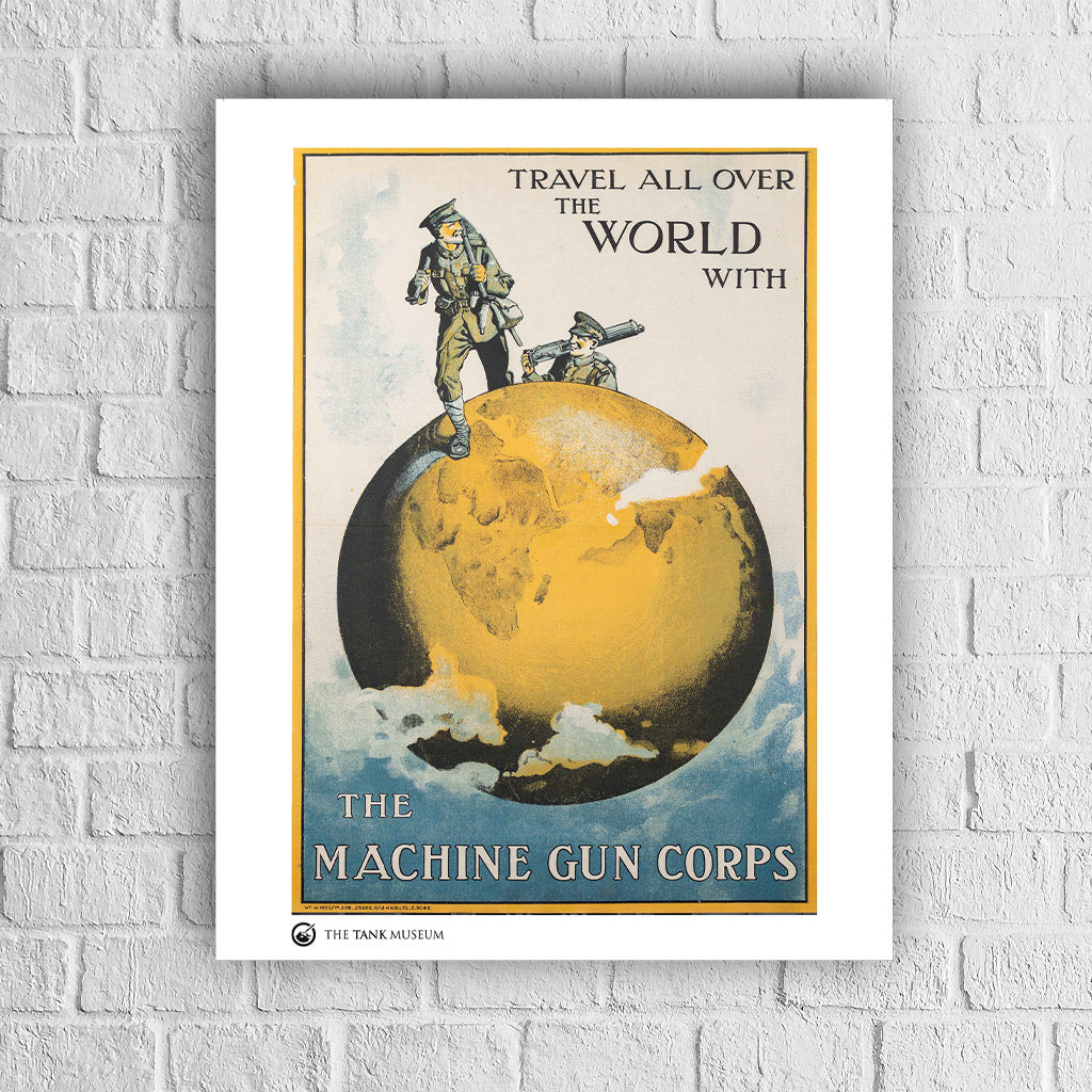 Art Print: Vintage Poster MGC Travel All Over the World Wall Art 11x14" No Frame [variant_option4]
