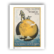 Art Print: Vintage Poster MGC Travel All Over the World Wall Art [variant_option4]