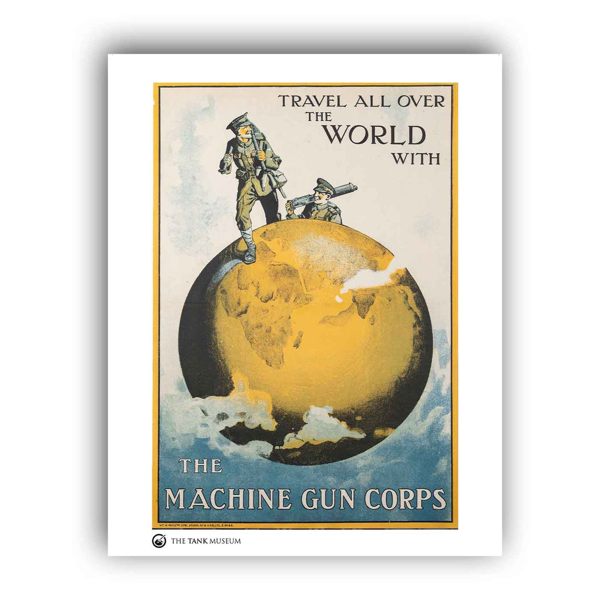 Art Print: Vintage Poster MGC Travel All Over the World Wall Art [variant_option4]