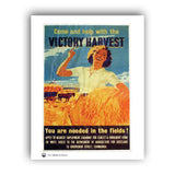 Art Print: Vintage Poster Victory Harvest Wall Art 11x14" No Frame [variant_option4]