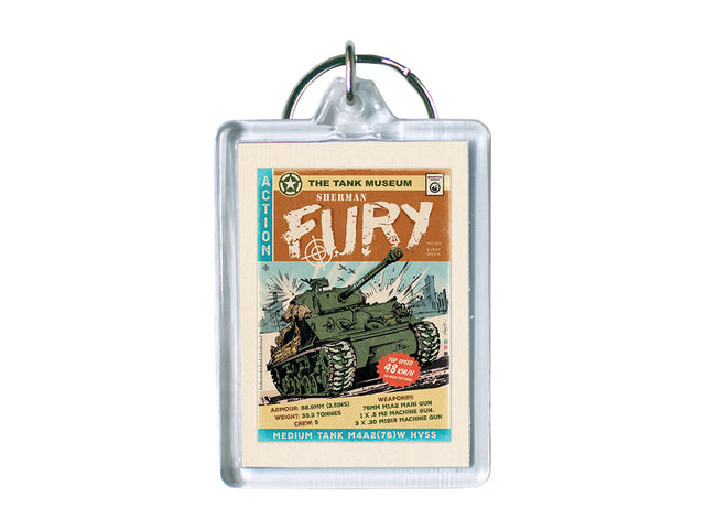 Fury Comic Keyring (CHECK) Keyrings Star Editions Ltd