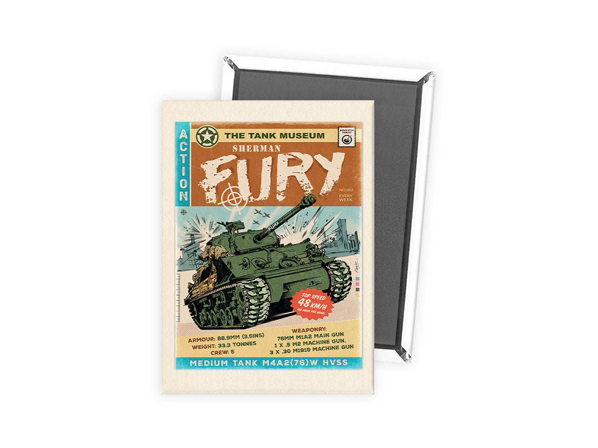 Fury Comic Magnet (CHECK) Fridge Magnet Star Editions Ltd