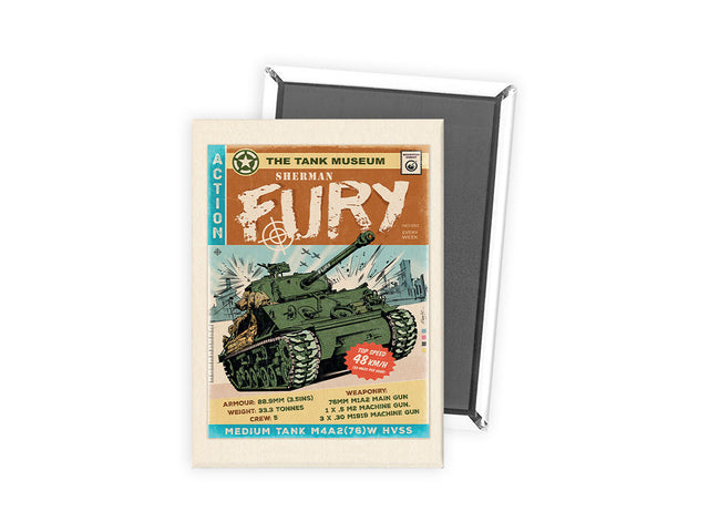 Fury Comic Magnet (CHECK) Fridge Magnet Star Editions Ltd