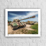 Limited Edition Running Tigers Art Print: Tiger II in Foreground Wall Art [variant_option4]