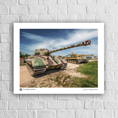 Limited Edition Running Tigers Art Print: Tiger II in Foreground Wall Art [variant_option4]