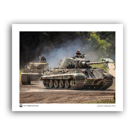 Limited Edition Running Tigers Art Print: Tiger II and 131 On the Move Wall Art [variant_option4]