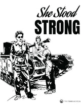 Women in Warfare 'She Stood Strong' Monochrome Ladies T-Shirt