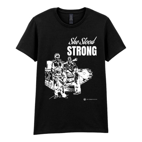Women in Warfare 'She Stood Strong' Monochrome Ladies T-Shirt