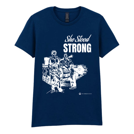 Women in Warfare 'She Stood Strong' Monochrome Ladies T-Shirt