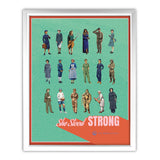 Art Print: Women in Warfare She Stood Strong Collection