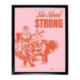 Art Print: Women in Warfare She Stood Strong ATS Pink