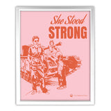 Art Print: Women in Warfare She Stood Strong ATS Pink