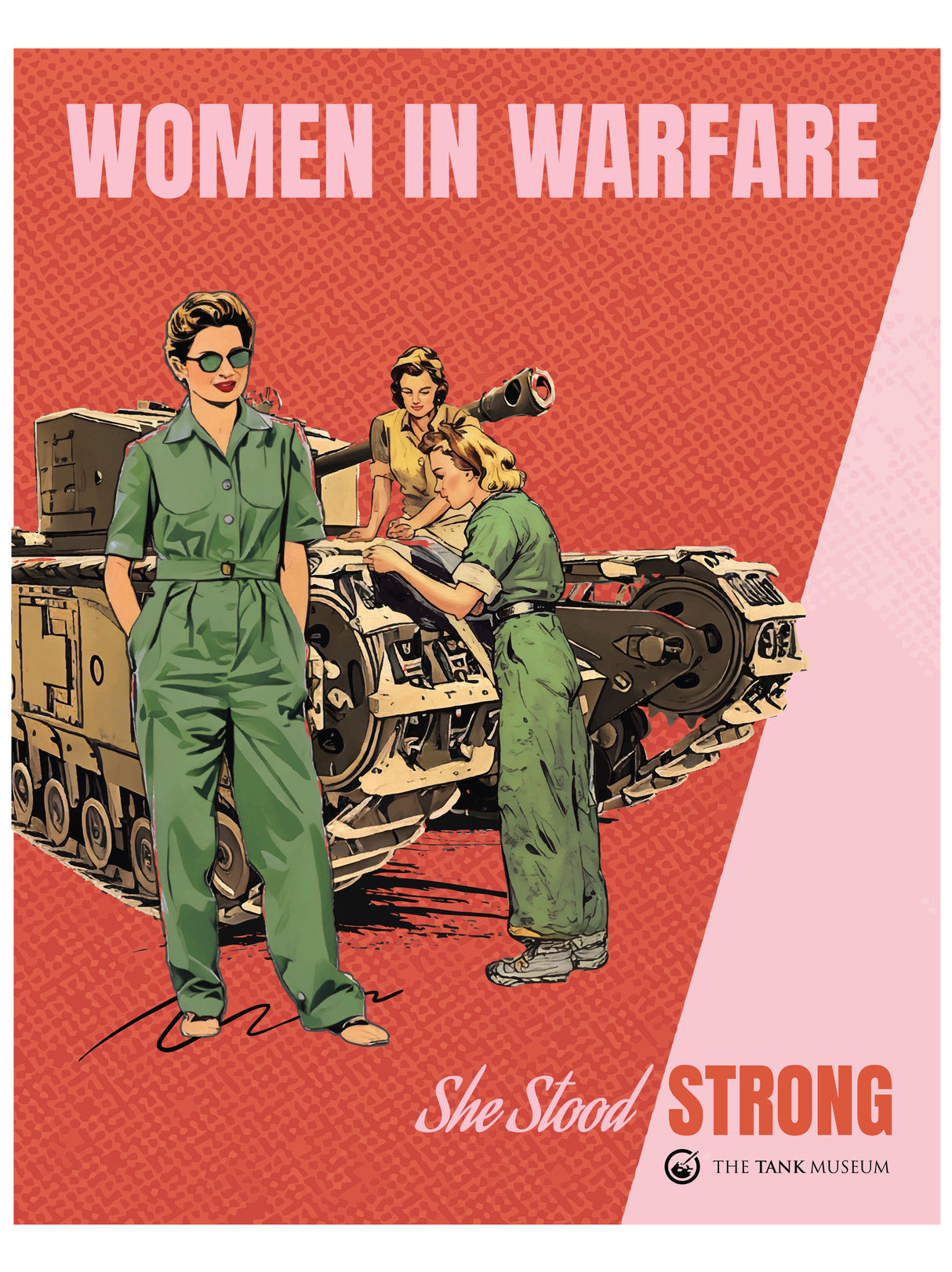 Women in Warfare 'She Stood Strong' (ATS) Ladies T-Shirt