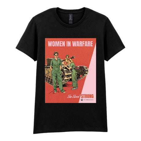 Women in Warfare 'She Stood Strong' (ATS) Ladies T-Shirt