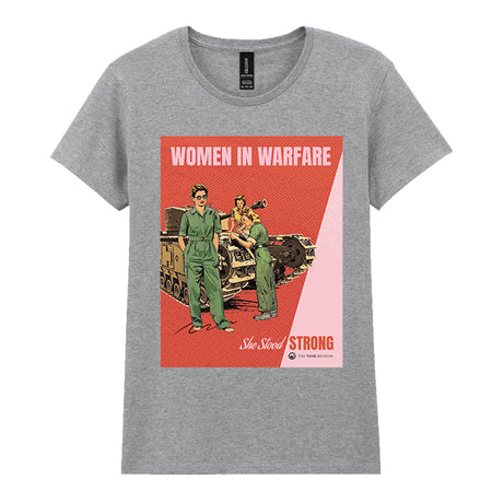Women in Warfare 'She Stood Strong' (ATS) Ladies T-Shirt