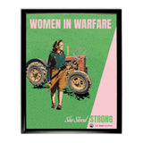 Art Print: Women in Warfare She Stood Strong Land Army
