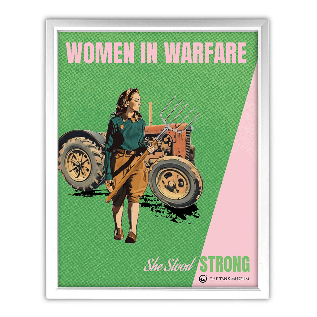 Art Print: Women in Warfare She Stood Strong Land Army